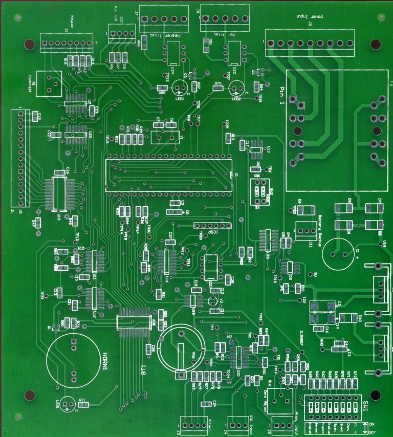 For most PCB boards are green